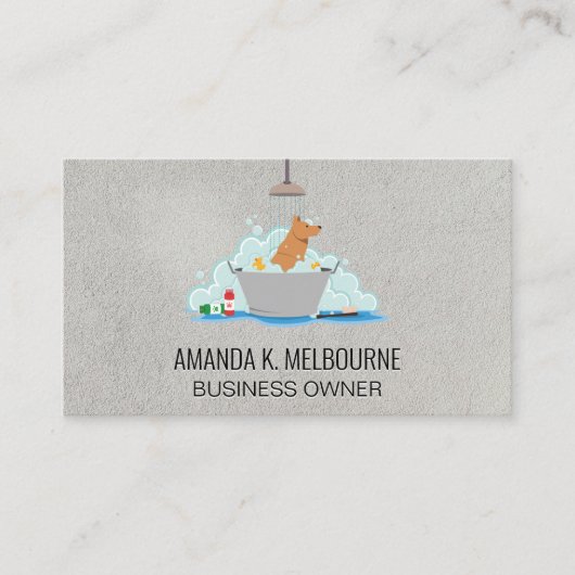 Hondenwas Visitekaartje (Voorkant)