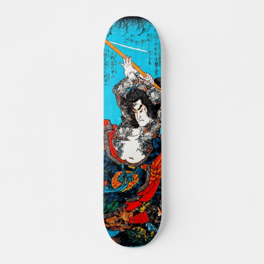Honderd 80 helden — Suikoden houblock Skateboard (Voorkant)