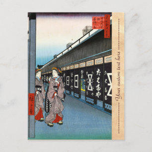 Honderd beroemde Uitzichten van Edo Ando Hiroshige Briefkaart