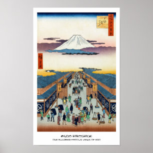 Honderd beroemde Uitzichten van Edo Ando Hiroshige Poster