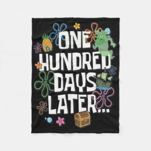 Honderd dagen later 100 dagen school leerling fleece deken