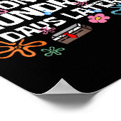 Honderd dagen later 100ste dag van de schoolleraar poster (Hoek)