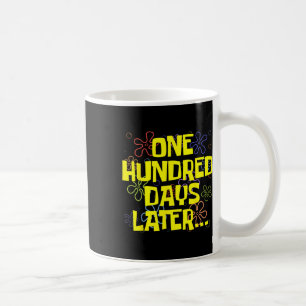 Honderd Dagen Later 100ste Dag Van School Leraar Koffiemok