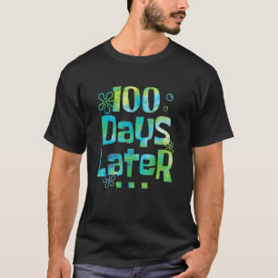 Honderd dagen later 100ste schooldag leraar t-shirt
