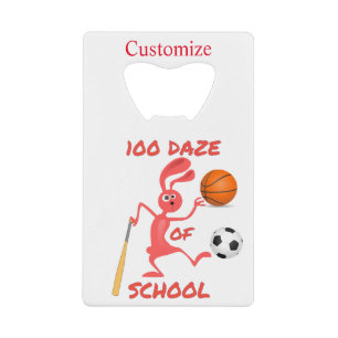 Honderd Daze van School Thunder_Cove Kredietkaart Flessenopener