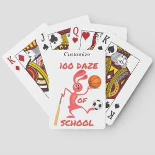 Honderd Daze van School Thunder_Cove Pokerkaarten
