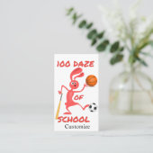 Honderd Daze van School Thunder_Cove Visitekaartje (Staand voorkant)