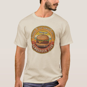 Honderd Dollar Hamburger Club Grappige Luchtvaart T-shirt