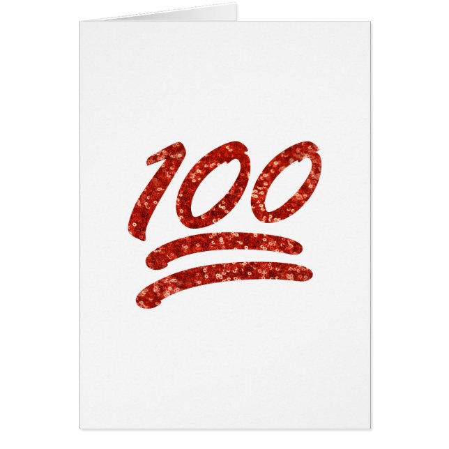 honderd emoji (Voorkant)