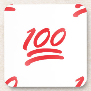 honderd emoji onderzetter