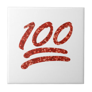 honderd emoji tegeltje
