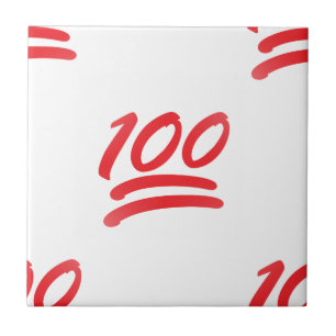 honderd emoji tegeltje