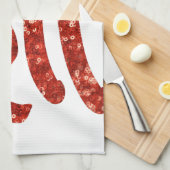 honderd emoji theedoek (Quarter Fold)