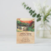 Honderd gedichten van de Nurse Hokusai Visitekaartje (Staand voorkant)