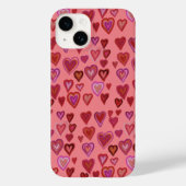 Honderd hart Case-Mate iPhone case (Achterkant)