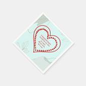 Honderd hart, servet (Hoek)