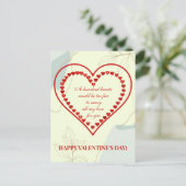 Honderd hart, Valentijn Briefkaart (Staand voorkant)