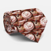 Honderd jaar herdenken met Cake en Wine Stropdas (Opgerold)