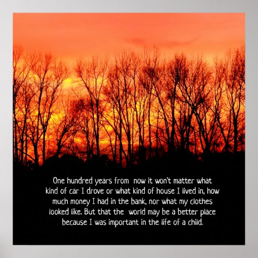 Honderd jaar vanaf nu - grote poster (Voorkant)