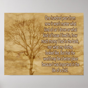 Honderd jaar vanaf nu *** poster art