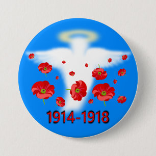Honderdjarig einde van de Eerste Wereldoorlog Ronde Button 7,6 Cm