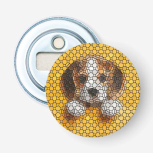 Hondje, Beagle, dier Button Flesopener