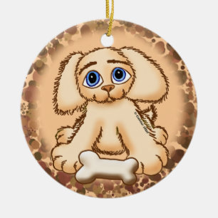 Hondje Bot  Keramisch Ornament