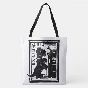 Hondje Ex Libris Boekclub Boekenliefhebber Draagtas
