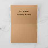 Hondje Halloween Kostuum Feestkaart Feestdagen Kaart (Binnen)