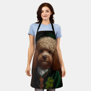 Hondje in St. Patrick's Day jurk Schort