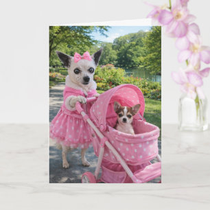Hondje Liefde Vouwbare Wenskaart Kaart