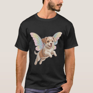 Hondje met Lichtgevende Feeënvleugels — Magische H T-shirt