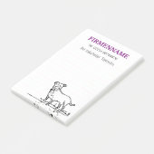 Hondje Post-it® Notes (Schuin)