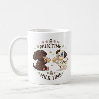 hondjes melk tijd koffiemok