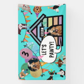 Hond's Verjaardagsfeestbanner decoratie Spandoek (Verticaal)