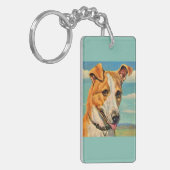 hondshond sleutelhanger (Voorkant Links)