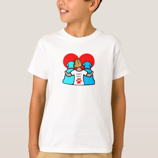 hondsmoeder t-shirt (Voorkant)