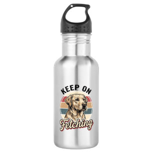 Hondsshirt voor retriever Vintage Blijf apporteren Waterfles