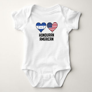 Honduran American Heart Flags Romper