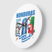 Honduras 504 Reloj de Pared Grote Klok (Hoek)