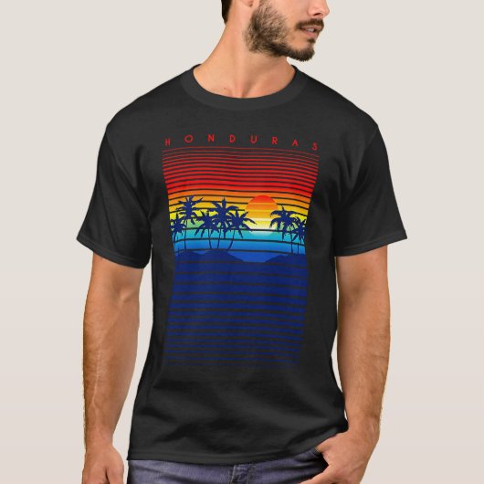 Honduras beach t-shirt (Voorkant)