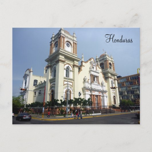 honduras cathedraal briefkaart (Voorkant)