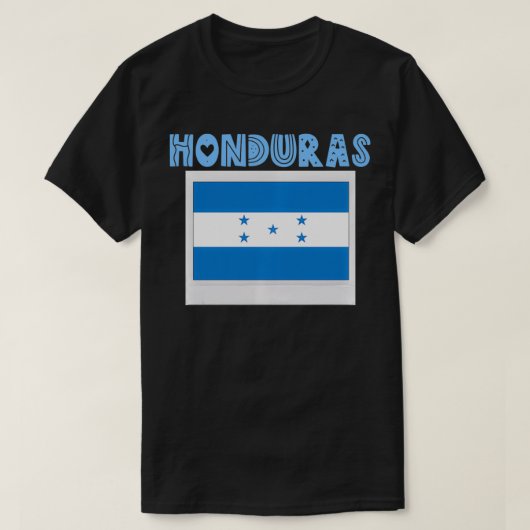 Honduras Country National Flag Proud Hondurans Gir T-shirt (Design voorkant)