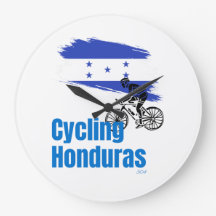Honduras Cycling Reloj de Pared