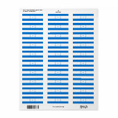 Honduras Etiket (Full Sheet)