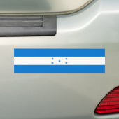 Honduras Flag Bumpersticker (Op auto)