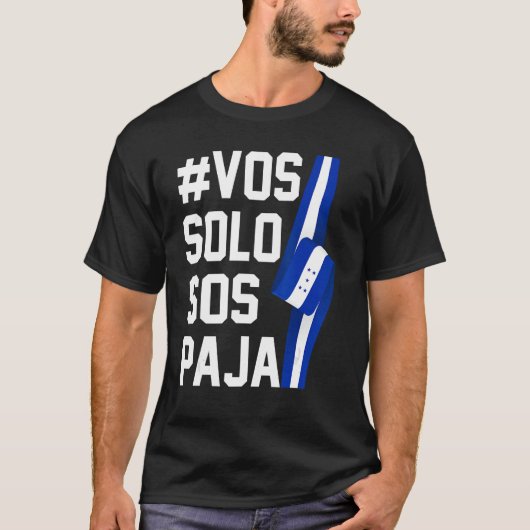 Honduras Flag Catracho Pride Hondureño Vos Solos S T-shirt (Voorkant)