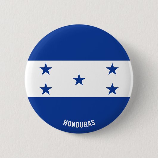 Honduras Flag Charming Patriotic Button (Voorkant)