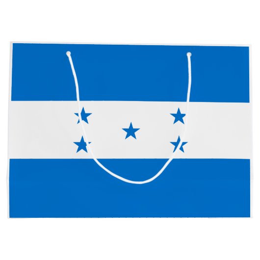 Honduras Flag Groot Cadeauzakje (Achterkant)