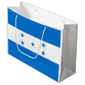 Honduras Flag Groot Cadeauzakje (Voorkant Gekanteld)